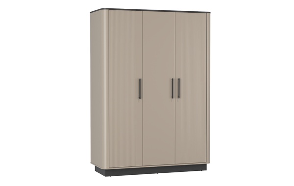 Шкаф для одежды ФИДЕЛИЯ 76.09 (Серый камень/Мрамор черный/ПВХ Серый камень/Masa D)