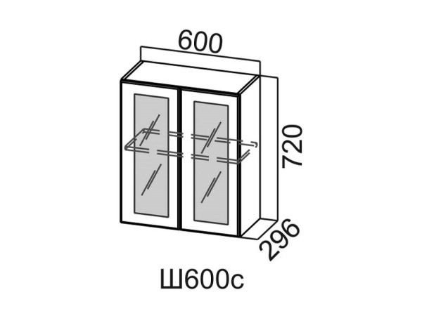 Корпус 720 Ш600/Ш600с (Белый)