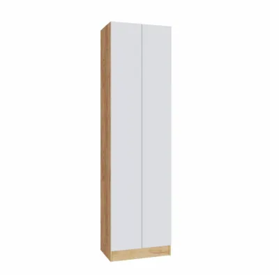 Шкаф 2-х дверный платяной РУЭЛЛА (Дуб Крафт золотой/Белый)